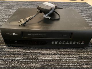 Zenith Vrb421 Vcr With Remote Stereo Video Recorder 4 Head Hi - Fi Vhs Player