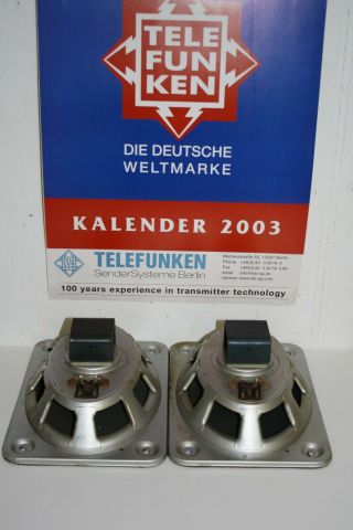 Matched Pair 10 " X 7 " Isophon Fullrange Speaker From Germany - Pictures