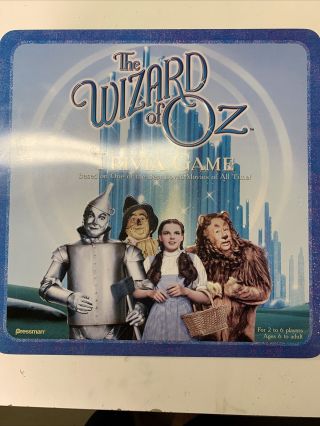 The Wizard Of Oz Trivia Board Game In Collectible Tin - 1999