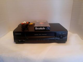 Orion Vhs Player; Vr313a Vcr Video Cassette Recorder; And