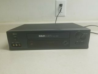 Rca 4 - Head Hi - Fi Stereo Vcr Player Accusearch Vr627hf - Great