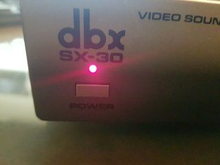 Dbx Sx - 30 Vidio Sound Bass Enhancer