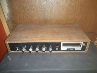 Vintage Aircastle Eight 8 Track Stereo Player With Am/fm Radio - Read