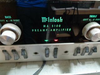 Mcintosh Ma - 5100 Glass Faceplate Parting Out