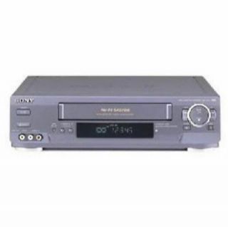 Sony Slv - Ax10 Vcr 4 - Head Hi - Fi Vhs Video Cassette Recorder No Remote Cbles