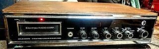 Vintage 8 Track Am/fm Stereo Receiver 150 Watt Electra Tuner,  Euc