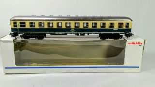 Marklin Ho 4112 Metal Db Express Passenger Coach 2nd Class