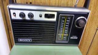 Vintage Sony Tfm - 7250w Am/fm Transistor Radio