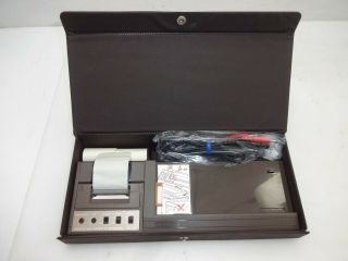 Vintage Sharp Pocket Computer Printer And Cassette Interface Ce - 122 In Case