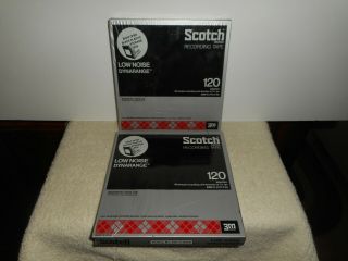 2 Nos SCOTCH Reel to Reel No.  213 1/4 R120 Magnetic Recording Tape Low Noise 3