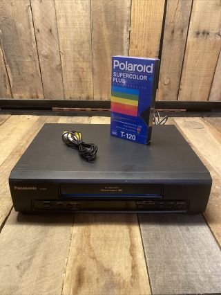 Panasonic Omnivision Pv - 840f Vcr Vhs Player Recorder 4 Head No Remote