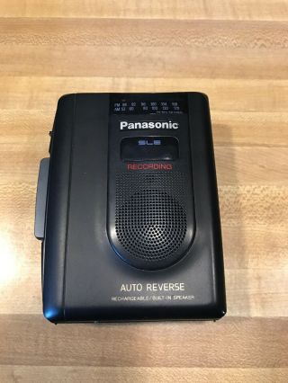 Panasonic Rq - A170 Am Fm Radio Cassette Player Autoreverse Tape Recorder