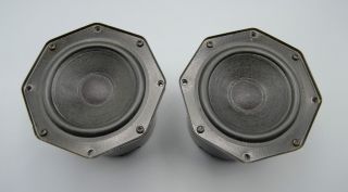 2 Cone Midrange Speakers Philips Ad5060/sq8 From A Heathkit As - 1348