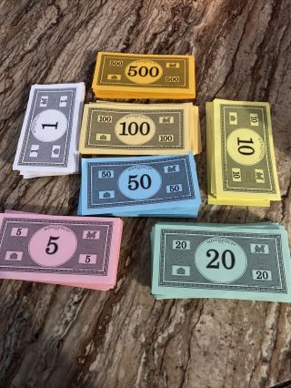 Monopoly Game Money Replacement Money Crafts Homeschool Math