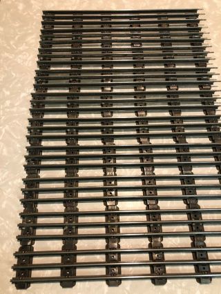 Lionel 761 Ten O72 Gauge 14 3/8 " Straight Track Sections,  Vg