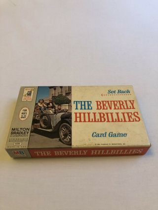 1963 The Beverly Hillbillies Card Game - Set Back By Milton Bradley
