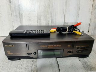 Hitachi Vhs Player Vt - Fx621a Dynamic Picture Enhancer/works Great With Remote