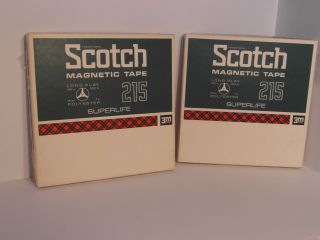 SCOTCH Magnetic Tape 150 & 215 7 in Reel Recording Tape 3