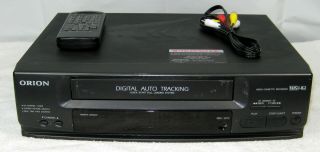 Orion Digital Auto Tracking Vhs Vcr Model Vro120 Oem Remote