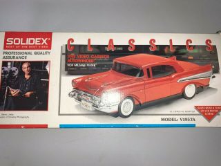 Solidex Vhs Video Cassette Autowinder Model: V1957a Red 1957 Chevy Classics