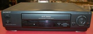 Sony Slv - 678hf Hi - Fi Stereo Vcr Video Cassette Recorder