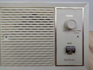 Vintage NuTONE Intercom - Radio Inside Remote Speaker Assembly Model 2027 - 8 3