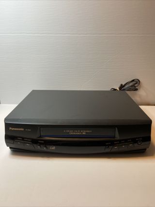 Panasonic Pv - 8453 4 - Head Vhs/vcr Video Cassette Player Recorder Hi - Fi
