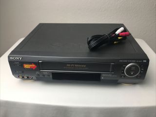 Sony Slv - Ax10 Video Cassette Recorder - Hi - Fi Stereo Vcr Player