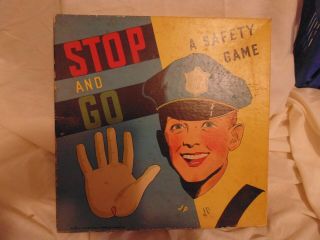 1939 Stop And Go A Safety Game Whitman Publishing Co.  No.  2915