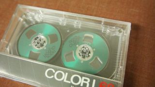 Boombox,  Reel Cleer,  Blank Cassette Audio Tape Reel To Reel 1984 Vintage