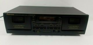 Pioneer Ct - W404r Stereo Double Cassette Player/recorder