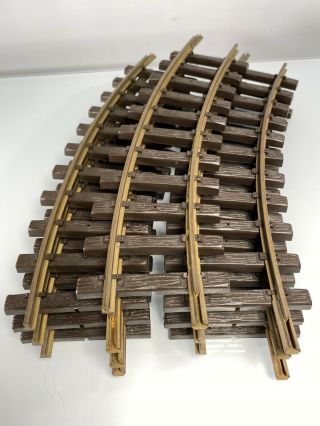 Lgb Trains 1100 (11000) X 7 Curved Brass Track 30° R600mm R1 G - Scale