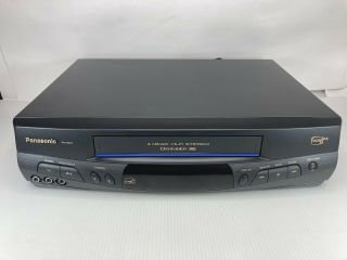 Panasonic Pv - 8451 Vcr Video Cassette Recorder W/o Remote Vhs Player 4 Head Plus,