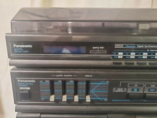 Panasonic SG - H10 Stereo Music System Record Cassette Tape AM/FM Radio/ 2