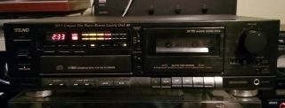 Teac Ad - 3 Compact Disc Player/reverse Cassette Deck (parts/repair)
