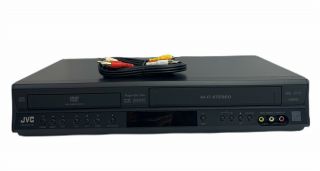 Jvc Hr - Xvc16bu Vcr Video Cassette Recorder Dvd Vhs Player Combo No Remote