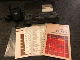 Vintage Hewlett Packard Hp Peripheral Calculator Printer 82143a Look