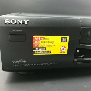 Sony Hi - Fi Stereo Vhs Vcr Recorder/player Slv - 760hf - No Remote