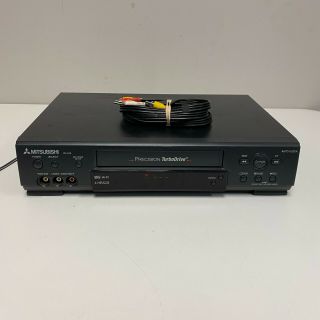 Mitsubishi Hs - U448 Vcr Player & Recorder & No Remote