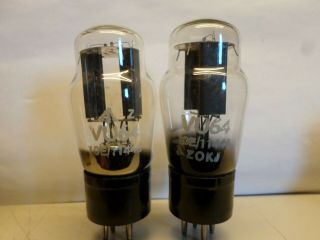 Matched Pair U14 / Vu64 / 10e/11445 From Gec Whit Cup Getter.