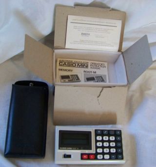 Vintage Casio - Mini Calculator Root M