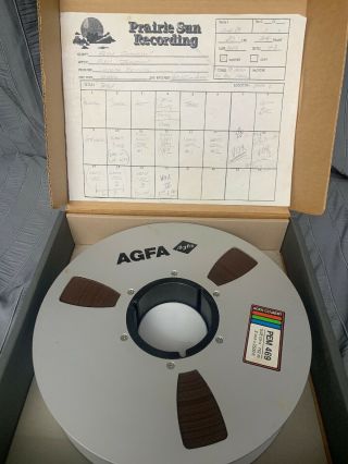 Agfa Professional Pem 469 1/2 " Master Tape 2500 Ft With Box 10.  5 " Reel