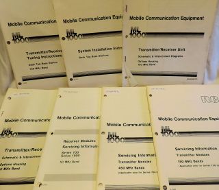 BOX O MANUALS 63 RCA Assorted IB - 33150 to IB 8028630 Communication Equipment 2