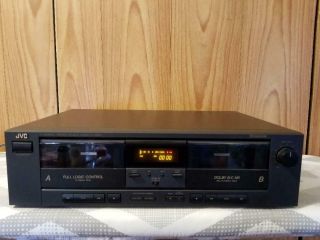 Jvc Td W75 Dual Stereo Cassette Tape Deck - Dolby Bc Noise Reduction