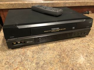 Toshiba Vcr Vhs Video Cassette Recorder Player W - 522 4 Head Hi - Fi With Remote