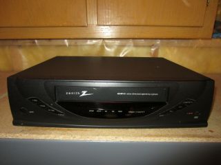 Zenith Vcr Vra421 4 - Head Hi - Fi Stereo Video Cassette Recorder Vhs Player