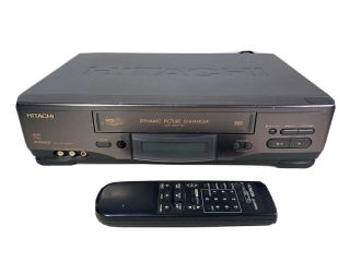 Hitachi Vt - Fx623a Video Cassette Player Recorder Vcr With Remote