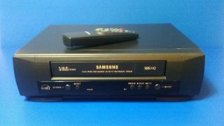 Samsung Vr8409 Hi - Fi 4 - Head Stereo Vhs Vcr Video Cassette Recorder Great