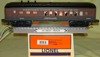 Lionel 19685 Western Union Baby Madison Line Forces Dining Car 2308 O/027 Ga 02