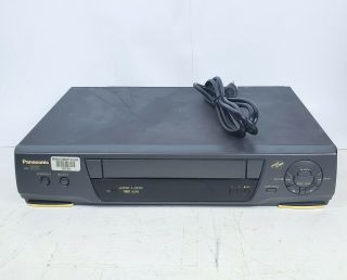 Panasonic Vcr Ag - 1320p 4 - Head Video Cassette Recorder Vhs Player No Remote
